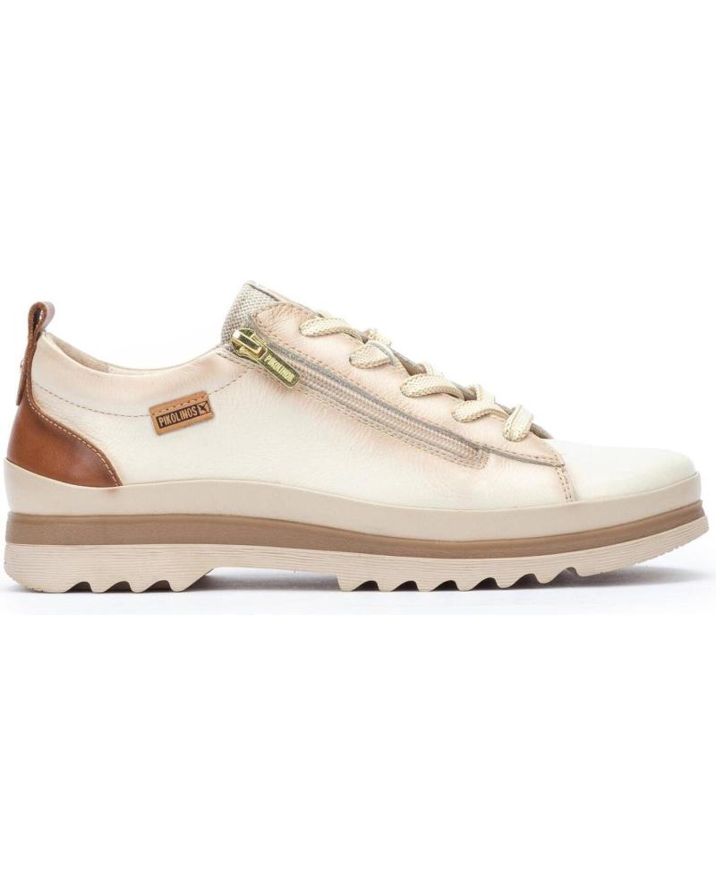 PIKOLINOS - ZAPATO DE MUJER VIGO W3W-6979C1 NATA AJUSTE CON CORDON VARIOS COLORES