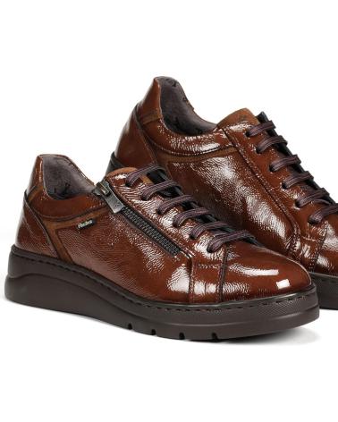 FLUCHOS SCHUHE F1666 AUS LEDER MIT ELASTIK UND SEITENREISSVERSCHLUSS CUERO