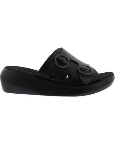 SANDALIA PLANA FLY LONDON BAIT NEGRA NEGRO