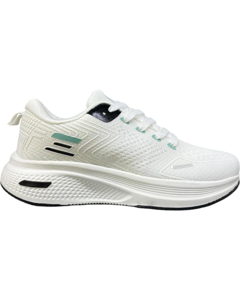 CALZADOMANIA ZAPATILLAS RUNNING COMBI BLANCAS BLANCO