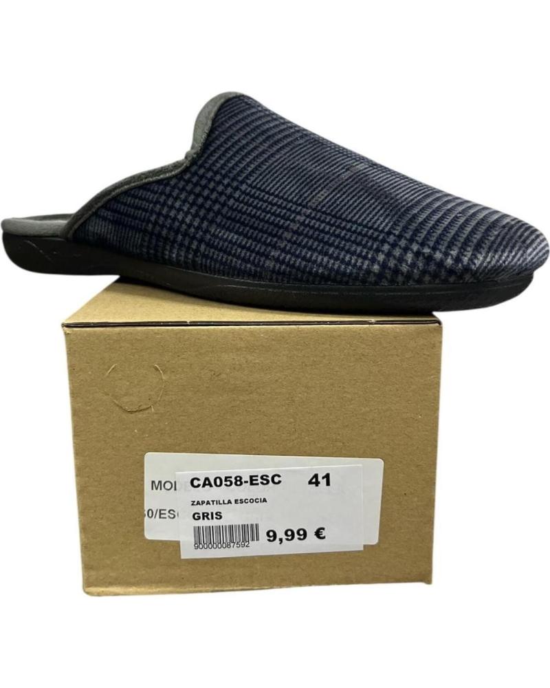 CALZADOMANIA ZAPATILLA ESCOCIA GRIS