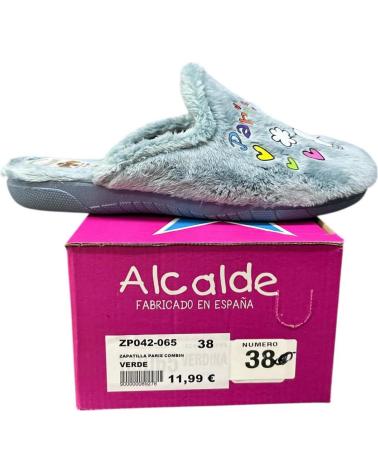 PANTUFAS CALZADOMANIA PARIS ÁGUA-MARINHA TORRE EIFFEL E CORAÇÕES VERDE