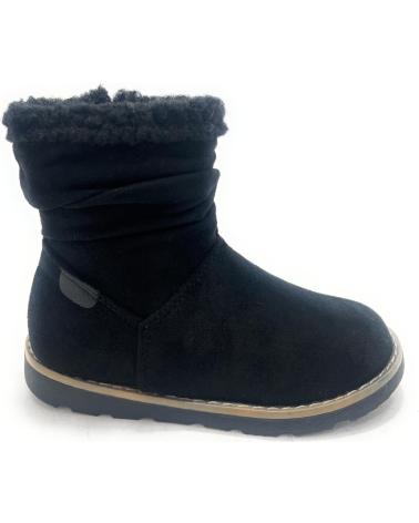 BUBBLE BOBBLE BOTA DE ANTE FORRADA CON CREMALLERA NEGRA NEGRO