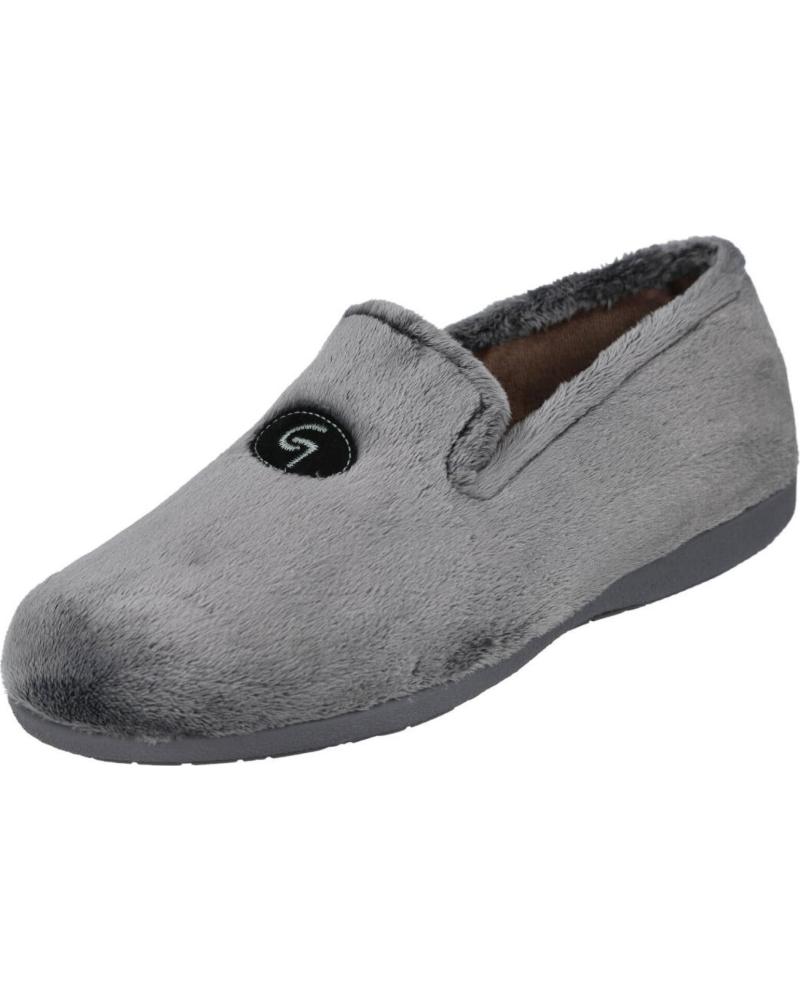 GARZÓN CLOSED HOUSE SLIPPERS 6501 275 GREY GRIS