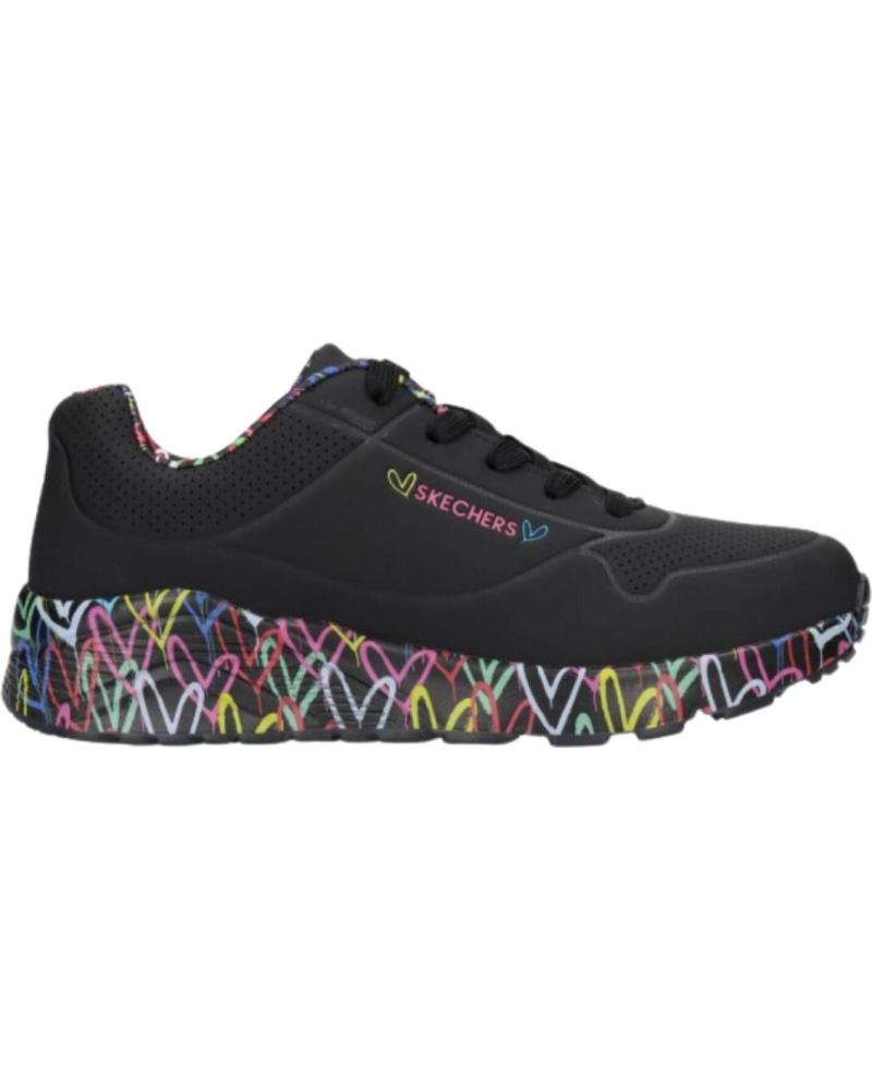 Woman and girl Trainers SKECHERS LOVELY LUV NEGRO