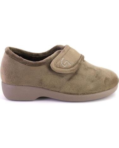 GARZON 3931 247 ZAPATILLAS DE CASA CERRADA DE MUJER AZUL MAR CAMEL