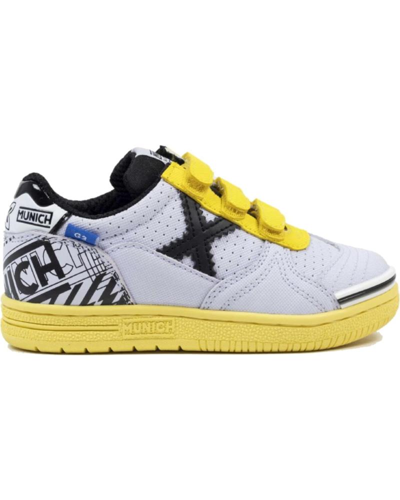 MUNICH CALZADO EN COLOR PARA KIDS AMARILLO