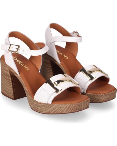 SANDÁLIA DE SALTO CHIKA10 ST ARWEN 5636 BRANCO BLANCO-WHITE