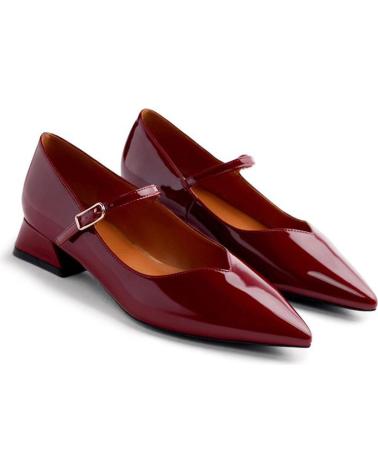 MERCEDITAS GIOSEPPO WISHAW 76191 DE CHAROL BURDEOS CON TACÓN BLOQUE BURDEOS