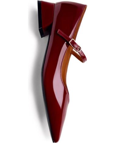 MERCEDITAS GIOSEPPO WISHAW 76191 DE CHAROL BURDEOS CON TACÓN BLOQUE BURDEOS