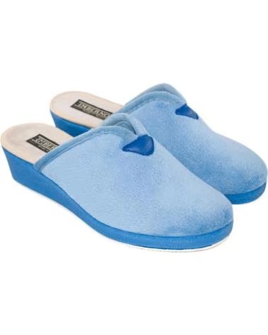 DEVALVERDE PANTUFLA ABIERTA CONFORT 694 AZUL