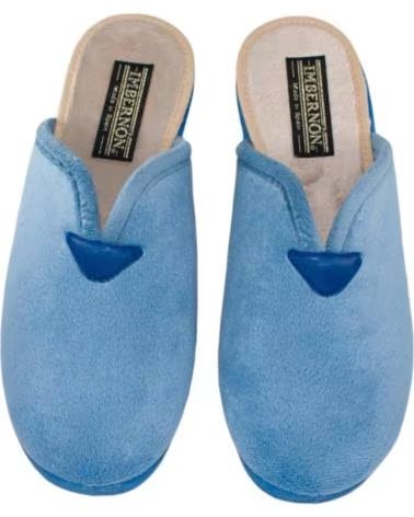DEVALVERDE PANTUFLA ABIERTA CONFORT 694 AZUL