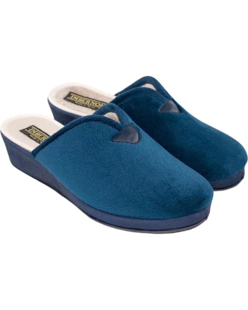 DEVALVERDE PANTUFLA ABIERTA CÁLIDA CONFORT MARINO 694