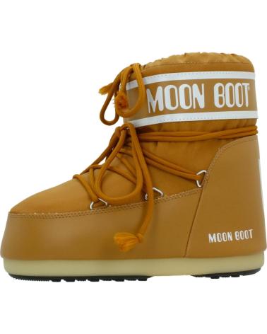 MOON BOOT BOTINES MUJER MODELO 14093400 008 COLOR MARRON CLARO COGNAC
