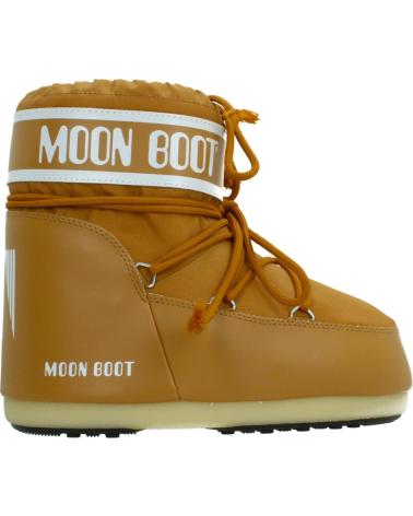 MOON BOOT BOTINES MUJER MODELO 14093400 008 COLOR MARRON CLARO COGNAC