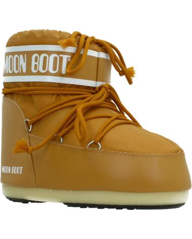 MOON BOOT BOTINES MUJER MODELO 14093400 008 COLOR MARRON CLARO COGNAC