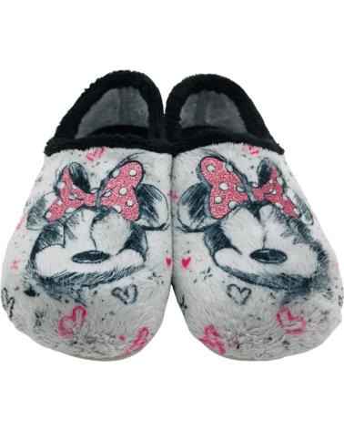 CABRERA WOMEN'S CLOSED SLIPPERS MINNIE MOUSE 3222 GREY GRIS