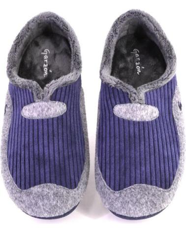 GARZON HOUSE SLIPPERS 11960 572 NAVY BLUE AZUL MARINO