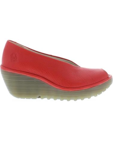 FLY LONDON YURI - ZAPATOS DE CUÑA ROJOS ROJO