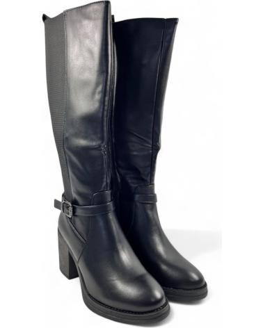 TIMBOS BOTA TACON DE MUJER COLOR 132310 NEGRO