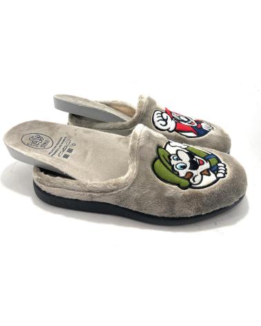 ALCALDE ZAPATILLAS CASA CABALLERO FLOSSY MARIO MORADO