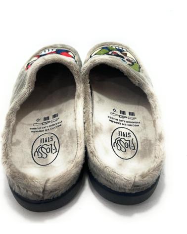 ALCALDE ZAPATILLAS CASA CABALLERO FLOSSY MARIO MORADO