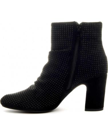 MONTEVITA COOLBOOT4 BOTTINES À TALON FEMME NOIR BLACK