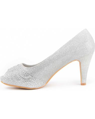 MONTEVITA UNNE74 ESCARPINS ARGENTÉS BRILLANTS SILVER