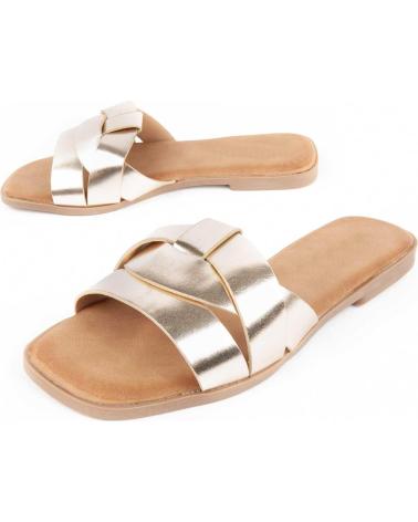 MONTEVITA MELAN3 SANDALIAS DE PALA DORADAS GOLD