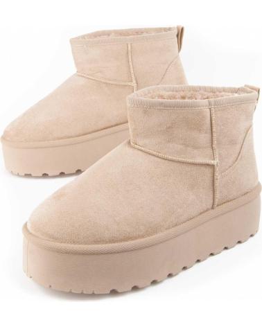 STIVALI CON PLATEAU MONTEVITA BOTTIVITA76 DONNA BEIGE BEIGE