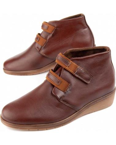 STIVALI PURAPIEL AKILAV UOMO PELLE VELCRO MARRONE BROWN