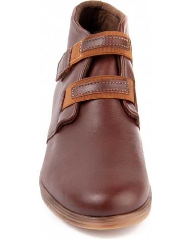 STIVALI PURAPIEL AKILAV UOMO PELLE VELCRO MARRONE BROWN
