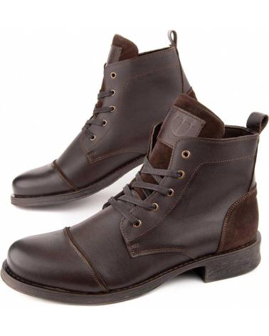 STIVALI PURAPIEL BOTTIEL UOMO PELLE MARRONE BROWN