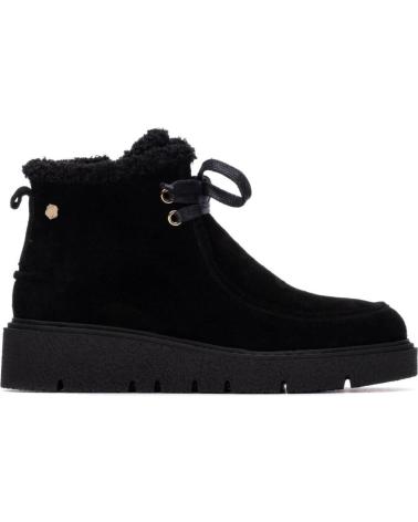 CARMELA BOOTS 162670 WOMEN SUEDE BLACK NEGRO