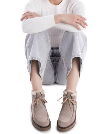 CARMELA BOOTS 162670 WOMEN SUEDE TAUPE TAUPE