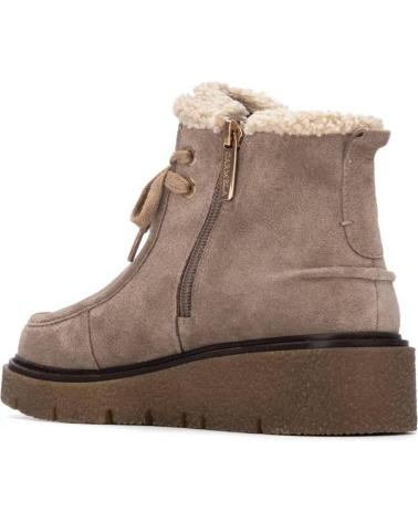 CARMELA BOOTS 162670 WOMEN SUEDE TAUPE TAUPE