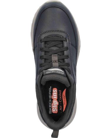 SKECHERS CASUAL SNEAKERS MEN BLACK NEGRO
