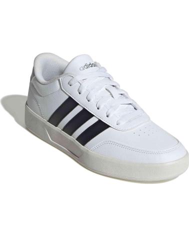 ADIDAS BREAKNET 3.0 JR3559 SNEAKER WEISS SCHWARZE STREIFEN SILBERNE DETAILS NAN