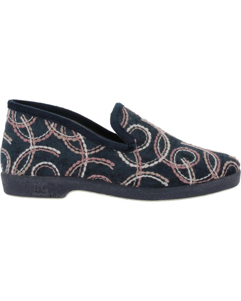 PANTOFOLE DOCTOR CUTILLAS MODELLO 325 BLU NAVY MARINO
