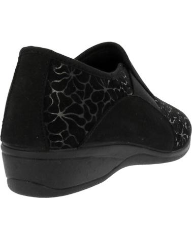 PANTUFLAS D'CUTILLAS MUJER MODELO 783A ESTAMPADO NEGRO NEGRO
