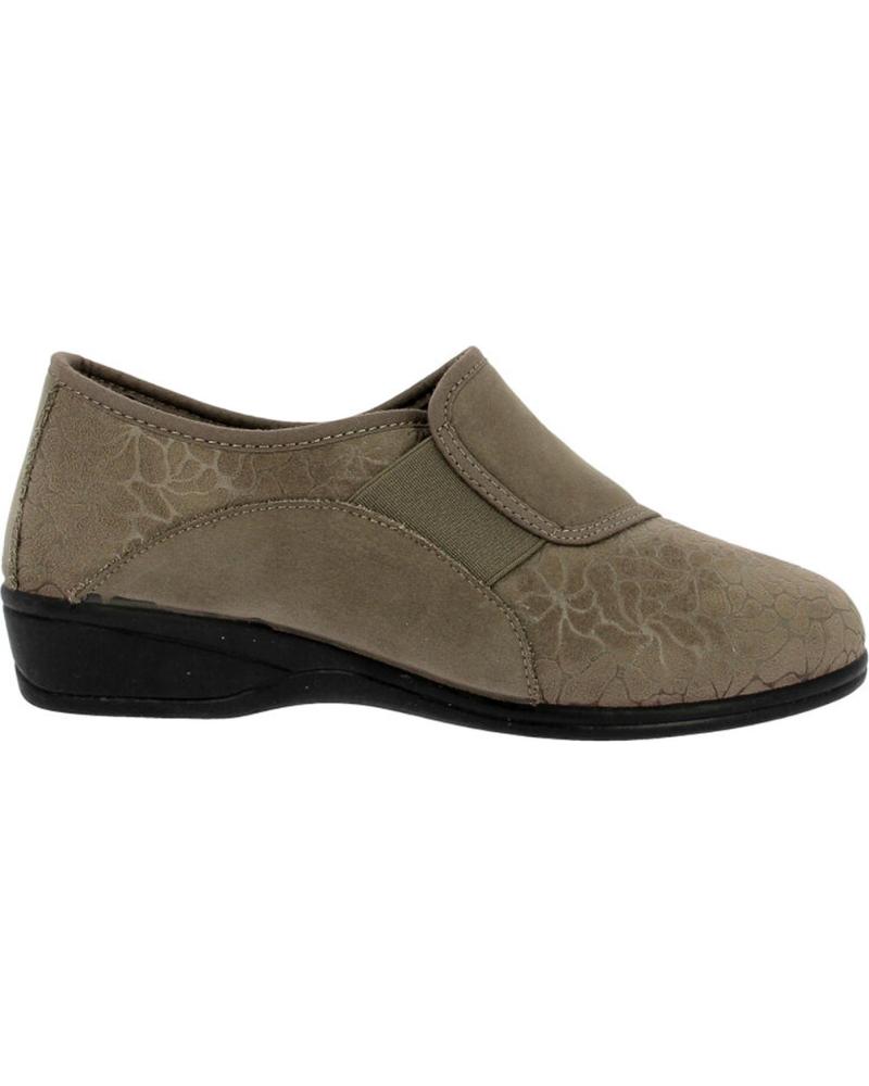 PANTOFOLE D'CUTILLAS DONNA MODELLO 783A FANTASIA TAUPE TAUPE