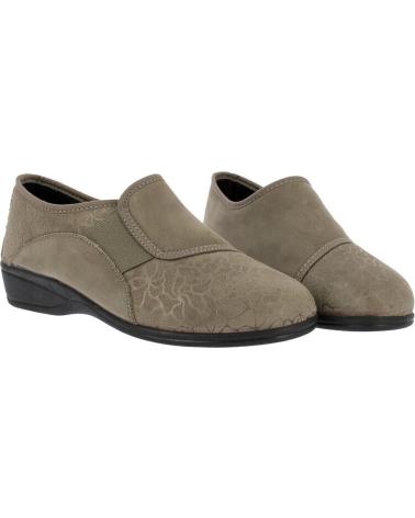 PANTOFOLE D'CUTILLAS DONNA MODELLO 783A FANTASIA TAUPE TAUPE