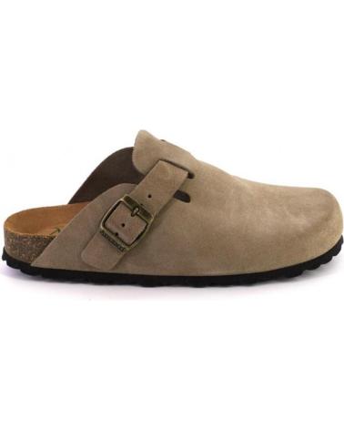 KESLEM WOMEN'S TAUPE BACKLESS CLOG TAUPE