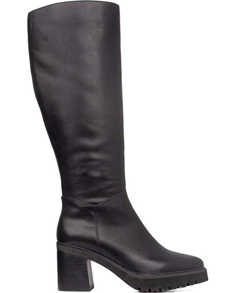 BOTAS CALLAGHAN MUJER 679965 SING TACÓN BLOQUE NEGRAS NEGRO