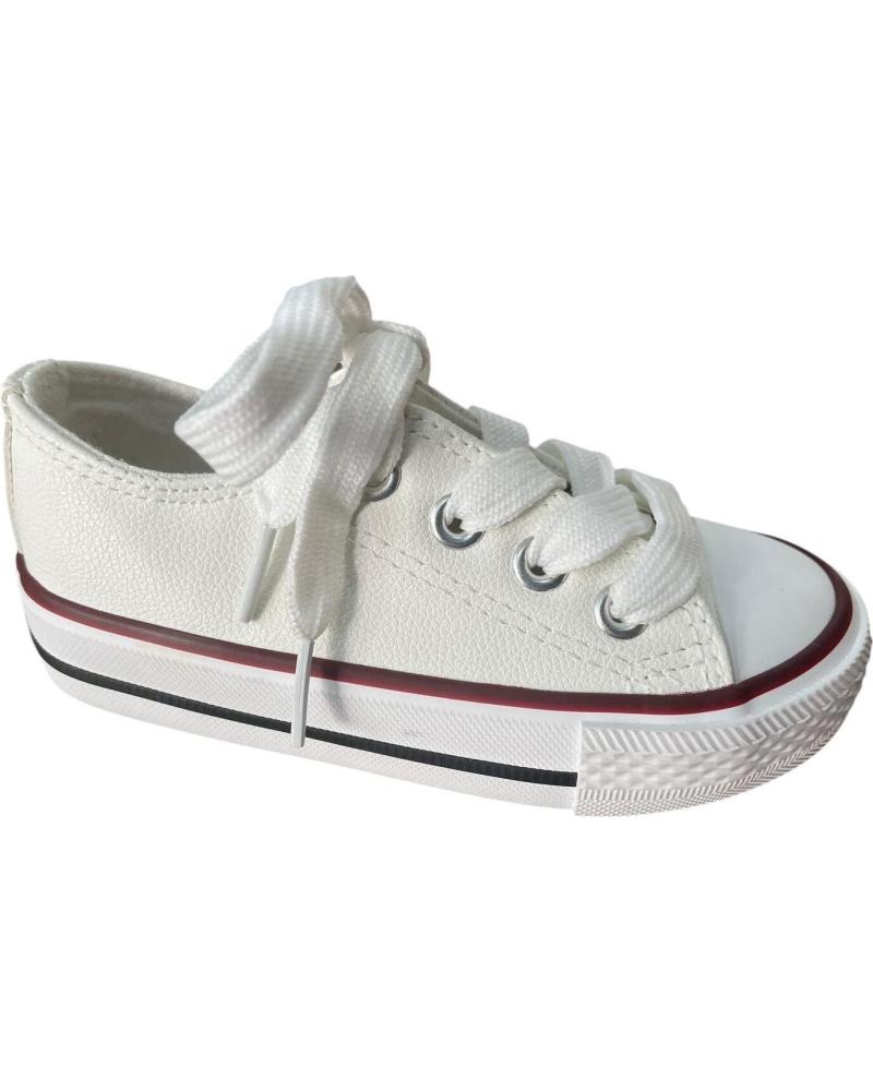 BUBBLE BOBBLE DEPORTIVAS POLIPIEL CORDONES TIPO CONVERSE B141 BLANCO