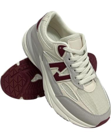 SCARPE CASUAL CALZADOSONIA SPORTIVE ISPIRAZIONE NB BORDEAUX DONNA BURDEOS