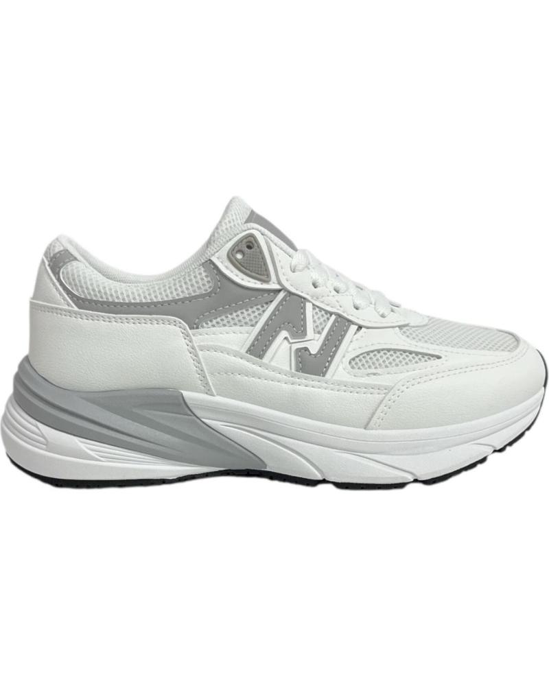 SCARPE CASUAL CALZADOSONIA SPORTIVE ISPIRAZIONE NB BIANCO DONNA BLANCO