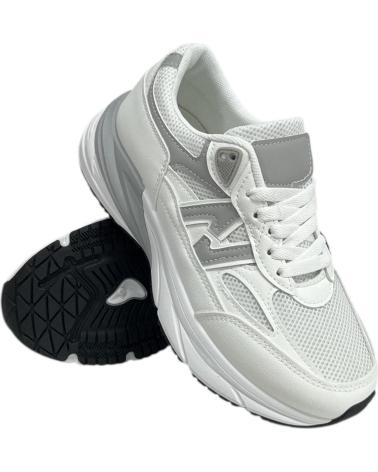 SCARPE CASUAL CALZADOSONIA SPORTIVE ISPIRAZIONE NB BIANCO DONNA BLANCO