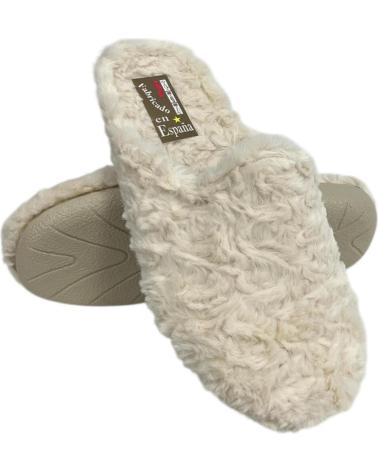 CALZADOMANIA ZAPATILLA PELO SUAVE BEIG