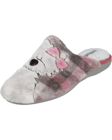 DEVALVERDE 263 ZAPATILLAS DE CASA MUJER GRIS